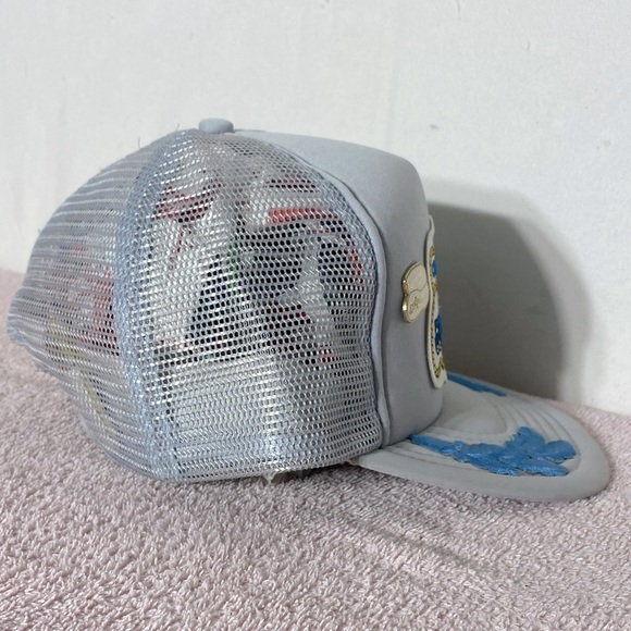 Vintage City Of Edmonton Employees Roadeo Grey Mesh  Back Snap Back Trucker Hat - Picture 6 of 14